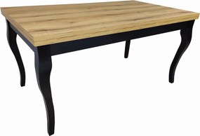 Stół rozkładany 90x160/210 cm do salonu lub jadalni Gięte Nogi
