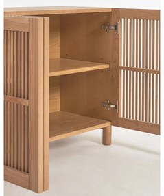 Niska komoda w dekorze dębu 180x72 cm Beyla – Kave Home