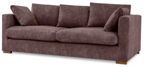 Ciemnobrązowa sofa 220 cm Comfy – Scandic