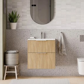 Duravit Waschbecken mit Waschtischunterschrank TIM 60 cm