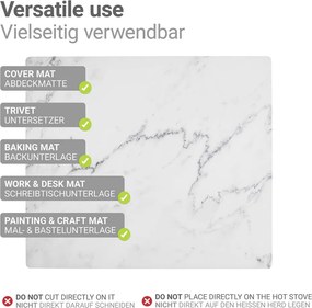 Płyta ochronna na kuchenkę z PVC 60x52 cm Marble – Wenko