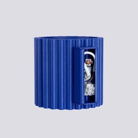 Kinkiet AURA ultramaryna G9 ryflowany SOLLUX  LIGHTING