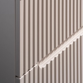 Wisząca szafka podumywalkowa z szufladami Nova 60 cm, kaszmir mat