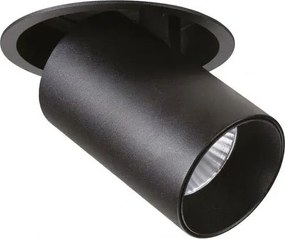 Ideal Lux - Wpuszczana oprawa punktowa NOVA LED/12W/230V CRI 90 śr. 11 cm czarna