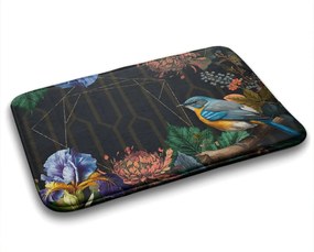 Dywanik do łazienki Dywanik do łazienki Ptak Kwiaty