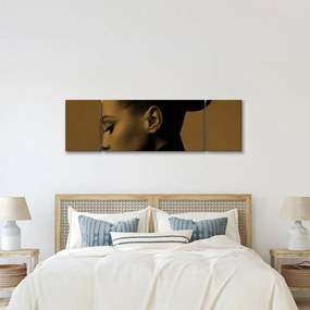 Obraz - Kobieta z profilu (170x50 cm)