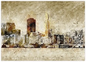 Obraz - Artystycznie ukształtowane miasto (70x50 cm)