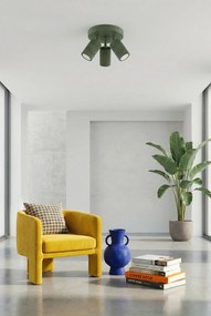 Oliwkowy plafon sufitowy karbowany H9-H80