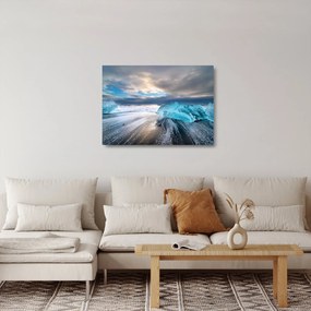 Obraz na szkle - Diamond Beach (70x50 cm)
