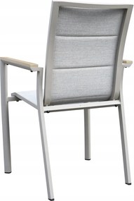 3587W-BE Krzesło Ogrodowe Beżowe 56x65x88 cm Beżowa Szybkoschnąca Tkanina Nowoczesny