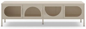 Kremowa szafka pod TV 180x50 cm Tayra – Marckeric