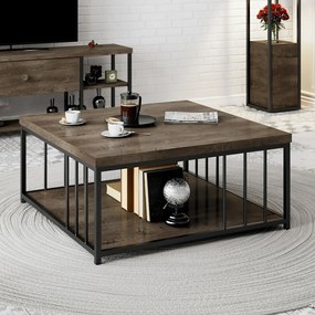 Stolik konferencyjny Zenn Walnut and Black