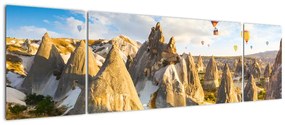 Obraz - Balony na ogrzane powietrze (170x50 cm)