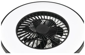 Lampa sufitowa LED w kolorze matowej czerni Halmstad – Trio