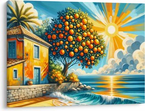 Obraz - Dom z pomarańczami I. (70x50 cm)