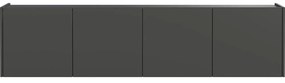 Antracytowa szafka pod TV 183x45 cm Piana – Germania