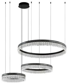 Ściemnialny kryształowy żyrandol na lince THALIA LED/120W/230V 3000-6000K + DO