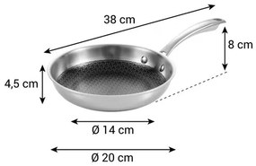 Tescoma Patelnia SteelCRAFT, 20 cm