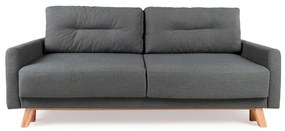 Ciemnoszara sofa rozkładana Bonami Selection Pop
