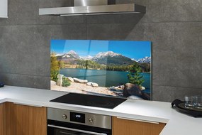 Panel nad Blat Kuchenny Górskie Jezioro wśród Szczytów