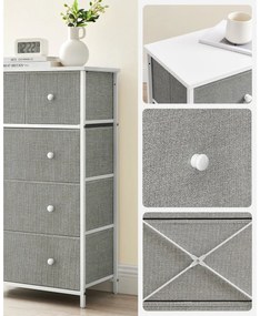 Komoda E1051 GREY, 56 cm, M