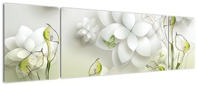 Obraz z kwiatami (170x50 cm)