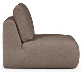 Brązowy fotel z materiału bouclé Mirel – Rodier