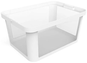 Biały plastikowy pojemnik 55,5x39x26,5 cm Albris – Rotho