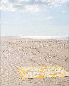 Żółty koc 165x200 cm Lino – noo.ma