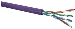 Solarix 27724131 - Kabel instalacyjny CAT5E UTP LSOH Dca-s1,d2,a1 100m/opakowanie