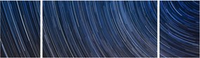 Obraz nocnych gwiazd i nieba (170x50 cm)