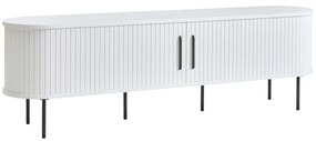 Biała szafka pod TV 180x56x45 cm Nola – Unique Furniture