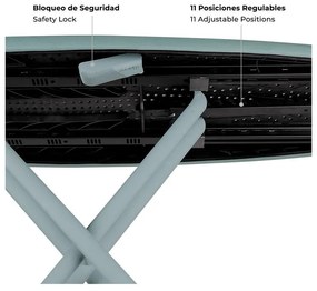 Deska do prasowania 130x37 cm K-Surf Salvia Tube – Rolser