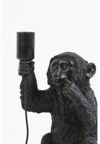 Czarna lampa stołowa (wysokość 34 cm) Monkey – Light &amp; Living