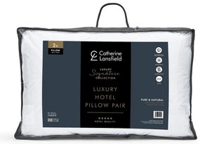 Poduszka 2 szt. 48x74 cm Hotel Satin Stripe – Catherine Lansfield