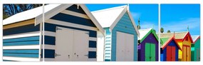 Obraz - Brighton Beach, Melbourne, Australia (170x50 cm)