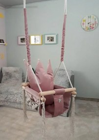 Różowa huśtawka dla dziewczynki N8-G14