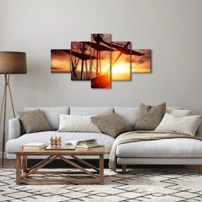 Obraz - Starożytny statek piracki (125x70 cm)