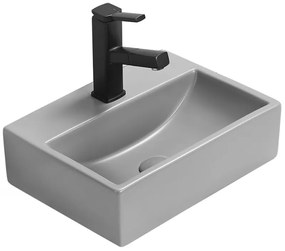 Mexen Mini umywalka nablatowa 40 x 30 cm, szara jasna mat - 21094061