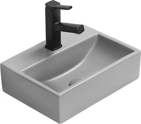 Mexen Mini umywalka nablatowa 40 x 30 cm, szara jasna mat - 21094061