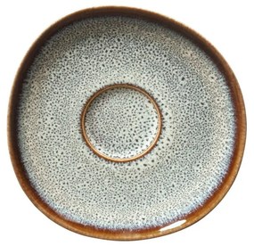 Szaro-brązowy kamionkowy spodek Villeroy &amp; Boch Like Lave, 15,5x15 cm