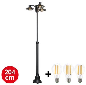 Brilagi -  LED Lampa zewnętrzna VEERLE 3xE27/60W/230V IP44