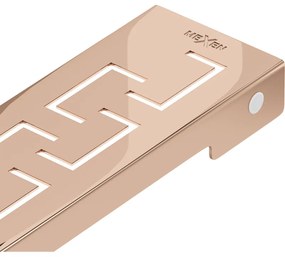 Mexen Flat M15 maskownica do odpływu liniowego 80 cm, różowe złoto - 1624080