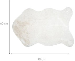 Dywanik ze sztucznego futra BOSTAN, 60 x 90 cm