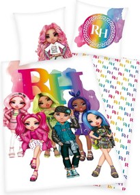 Herding Dziecięca pościel bawełniana Rainbow High, 140 x 200 cm, 70 x 90 cm