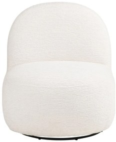 Kremowy obrotowy fotel Milo – House Nordic