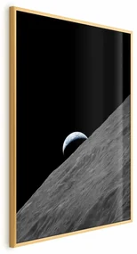 Plakat Samotna planeta 40x60 cm z ramą złotą bez marginesu ARTGEIST B