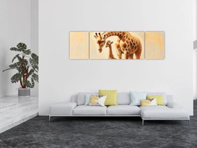Obraz - Żyrafy (170x50 cm)