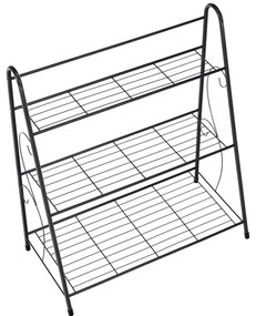 Regał metalowy Veruma, ciemnoszary