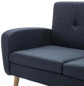 Trzyosobowa sofa pikowana ciemnoszara - Anita 3Q